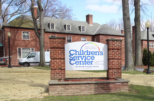 Children's Service Center sign